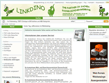 Tablet Screenshot of linkdino.de